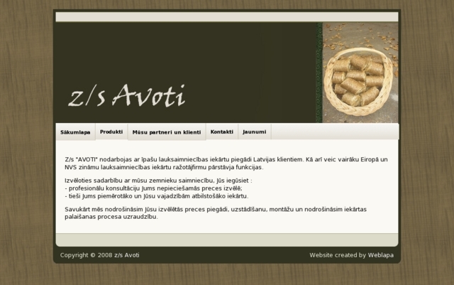 Avoti zemnieku saimniecība, 